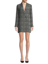 FLEUR DU MAL - PLAID BLAZER DRESS at Saks Fifth Avenue